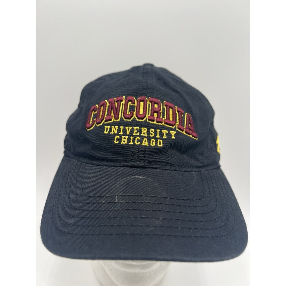 Vintage Concordia University Chicago Adjustable Strap Baseball Cap Hat Legacy
